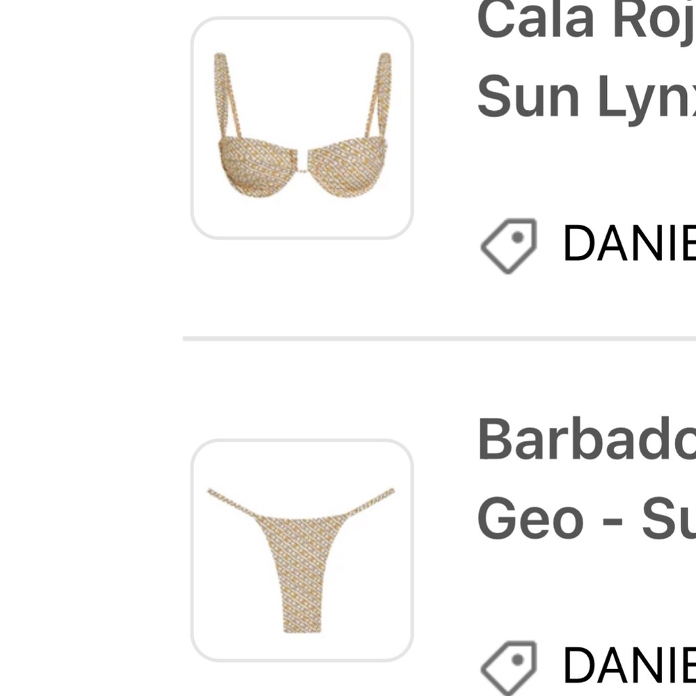 Monday Swimwear Sun Lynx Geo set
